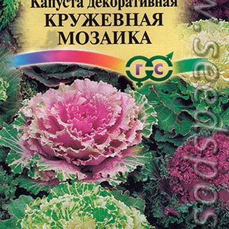 Капуста декоративная Кружевная мозаика, Смесь, 0,1 г